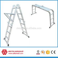 Escalera de aluminio multiuso EN131, escalera de múltiples tareas, escalera multifunción